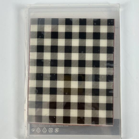 Stampin Up! BUFFALO CHECK Clear Mount Stamp Set NEW #147794 - Picture 3 of 3